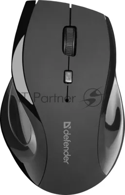 Мышь беспроводная Defender Accura MM-295 черный, 1600 dpi, радиоканал, USB, кнопки - 6