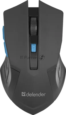 Мышь беспроводная Defender Accura MM-275 синий, 1600 dpi, радиоканал, USB, кнопки - 6