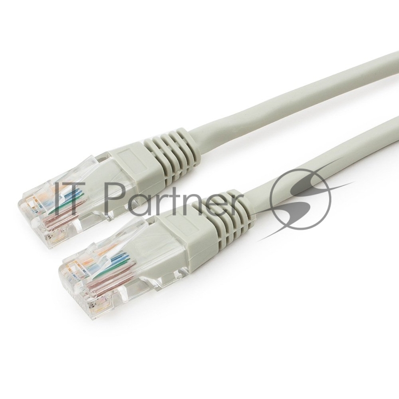 Патч-корд медный UTP Cablexpert PP10-0.25M cat.5, 0.25м, литой, многожильный, серый