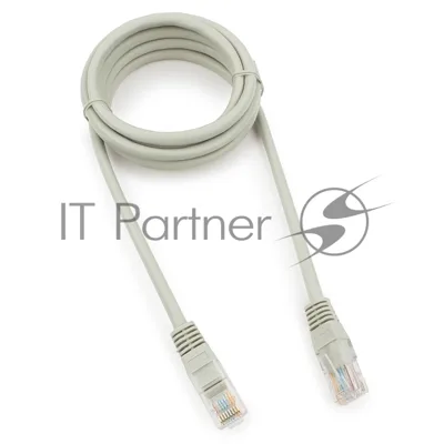 Патч-корд медный UTP Cablexpert PP10-1.5M cat.5e, 1.5м, литой, многожильный, серый