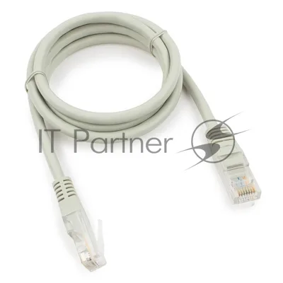 Патч-корд медный UTP Cablexpert PP10-1M cat.5e, 1м, литой, многожильный, серый