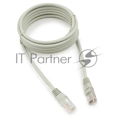 Патч-корд медный UTP Cablexpert PP10-3M cat.5e, 3м, литой, многожильный, серый