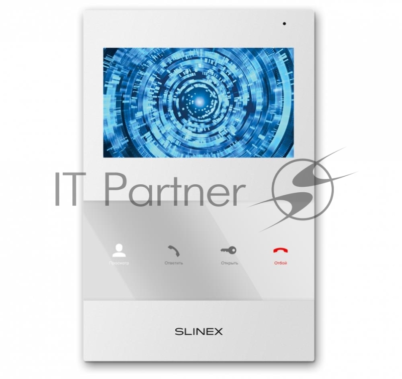 Монитор LCD 4.3" IP DOORPHONE SQ-04M черный SLINEX