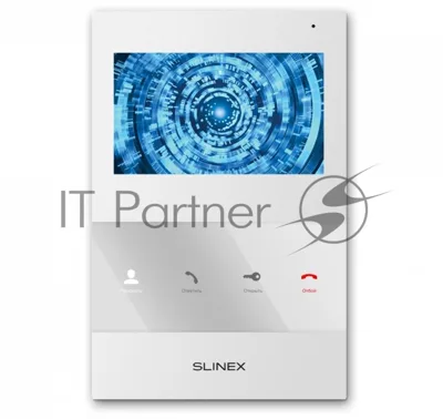Монитор LCD 4.3" IP DOORPHONE SQ-04M черный SLINEX