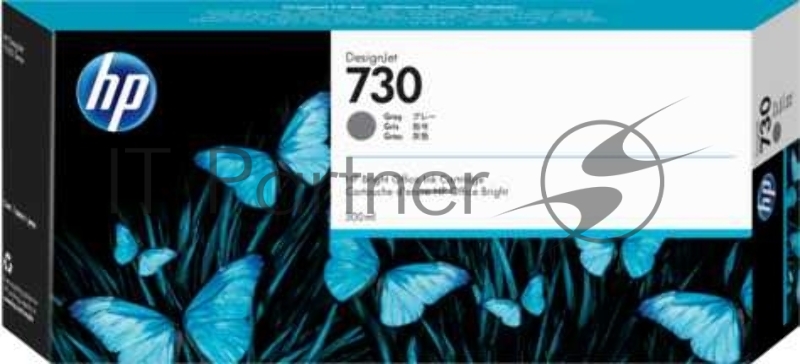 Картридж струйный HP 730 300мл серый Ink Cartridge