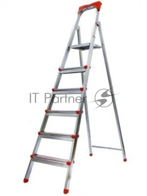 Стремянка FIT 65334стальная 6 ступеней вес 9.1кг