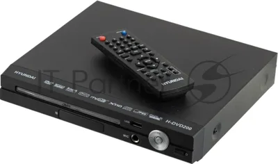 Плеер DVD Hyundai H-DVD200 черный Караоке ПДУ