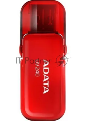 Флешка USB ADATA UV240 (AUV240-32G-RRD), 32Gb, USB 2.0, R/W 15/5, красный
