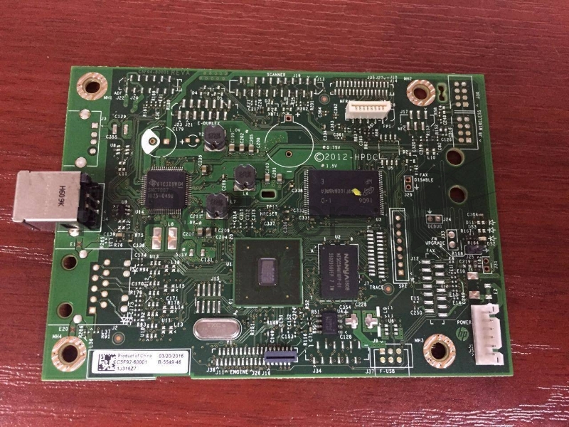 Плата форматера (не сетевая) HP LJ M402d (C5F92-60002/C5F92-60001)