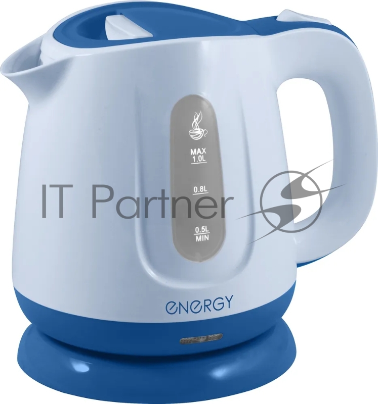 Чайник электрический Energy E-234 1 л, диск синий