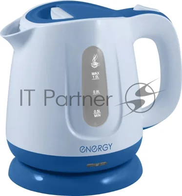 Чайник электрический Energy E-234 1 л, диск синий