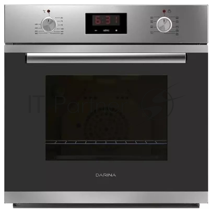 Духовой шкаф электрический Darina 1U5 BDE 112 708 X5 серебристый, встраиваемый