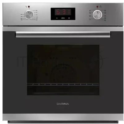 Духовой шкаф электрический Darina 1U5 BDE 112 708 X5 серебристый, встраиваемый