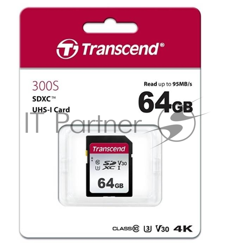 Флеш карта SD 64Gb Transcend SDХC UHS-I U3