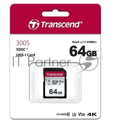 Флеш карта SD 64Gb Transcend SDХC UHS-I U3