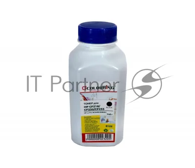 Тонер Colouring CF217/CF218/CF230/CF233 для принтеров HP LJ Pro M102/M130/M104/M106/M203 140 гр (S122) Фас РФ (СПБ)