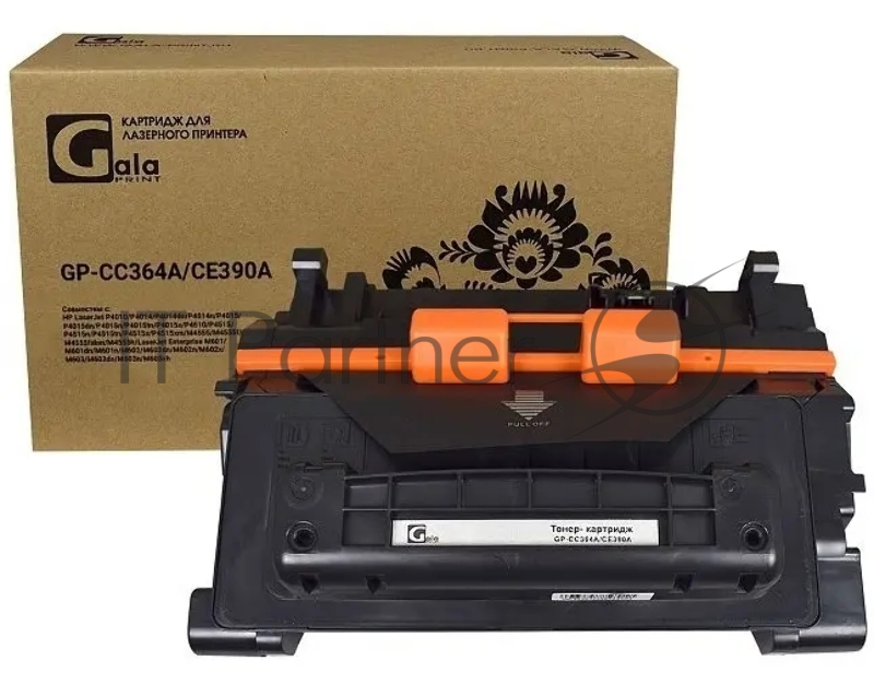 Картридж лазерный GalaPrint GP-CC364A/CE390A черный (10000 стр.) для HP LaserJet P4014/P4015/P4515/Enterprise 600/M601n/601dn/602n/602dn/602x/603n/603dn/M4555h/4555f/4555fskm MFP