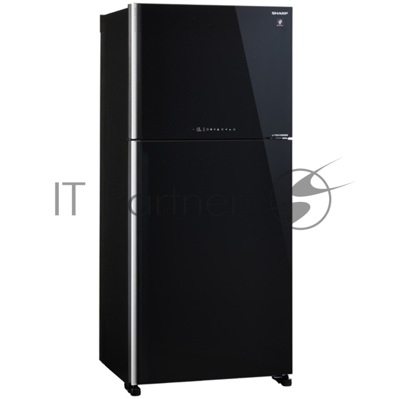Холодильник Sharp SJ-XG60PGBK черный двухкамерный 422/178 л морозилка сверху, No Frost