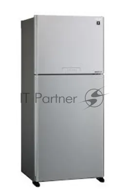 Холодильник Sharp SJ-XG55PMSL серебристый двухкамерный 394/162л морозилка сверху, No Frost