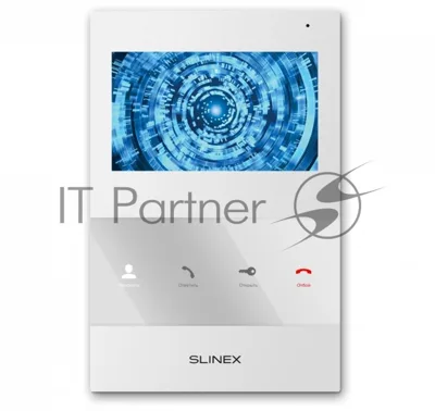 Монитор LCD 4.3" IP DOORPHONE SQ-04M белый SLINEX