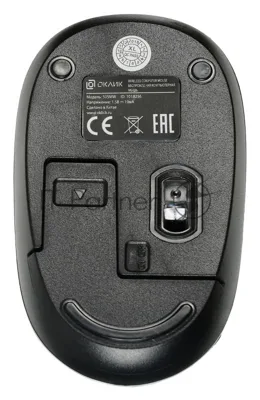 Мышь беспроводная Oklick 505MW черный, 1000 dpi, радиоканал, USB, кнопки - 3