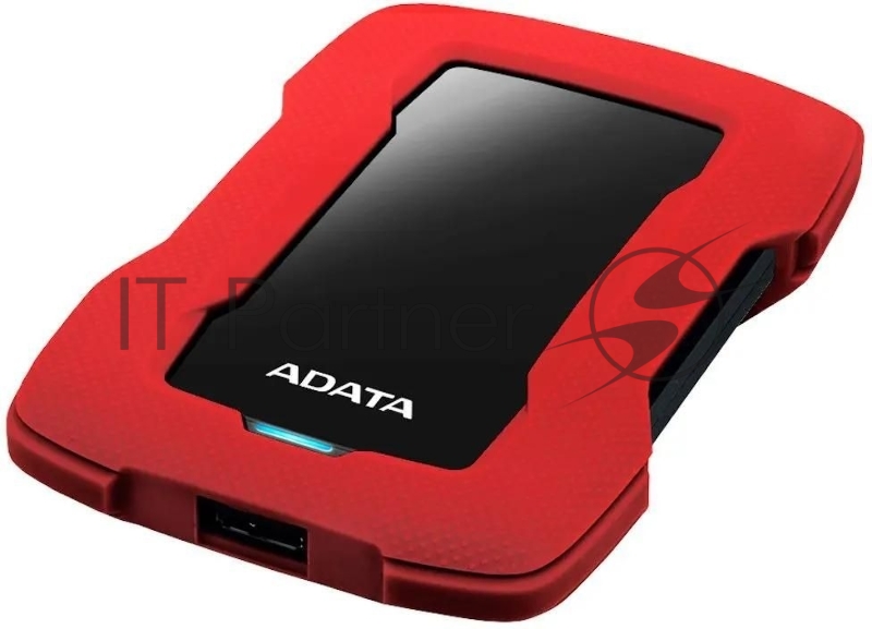 Внешний HDD 2.5" ADATA HD330, 2TB, USB 3.2 Gen 1 Type-A, 5400 rpm, красный