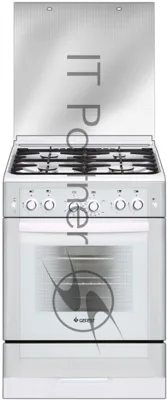 Плита газовая Gefest ПГ 6300-02 0040 белый, конфорок 4 шт, духовка 52 л, 60 см x 85 см x 60 см