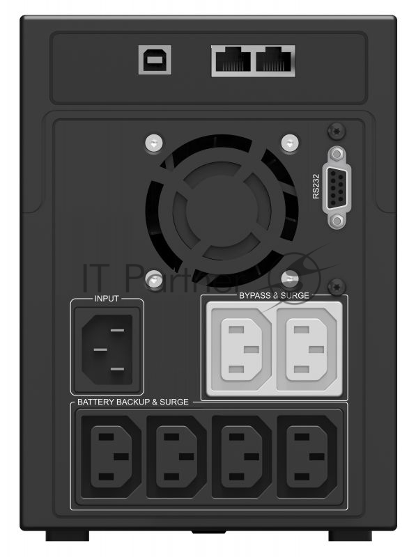 Источник бесперебойного питания Ippon Smart Power Pro II 2200 / 2200 ВА / 1200 Вт / 6 x IEC 320 C13