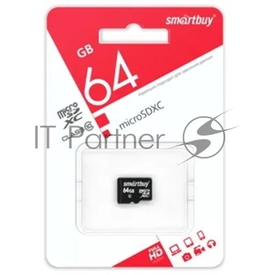 Флеш карта Smartbuy MicroSDXC 64Gb Class10 UHS-I U1 microSDXC