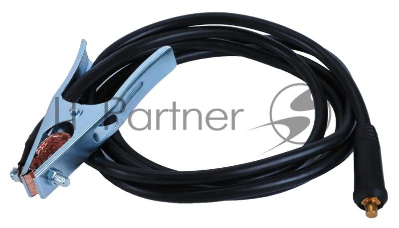 Кабель сварочный ELITECH 0606.000300 3м DX25 16кв мм зажим на массу
