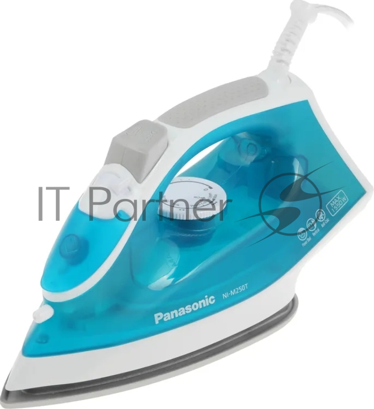 Утюг Panasonic NIM250TGTW голубой/белый, 1550 Вт, 15 г/мин, 75 г/мин, 210 мл