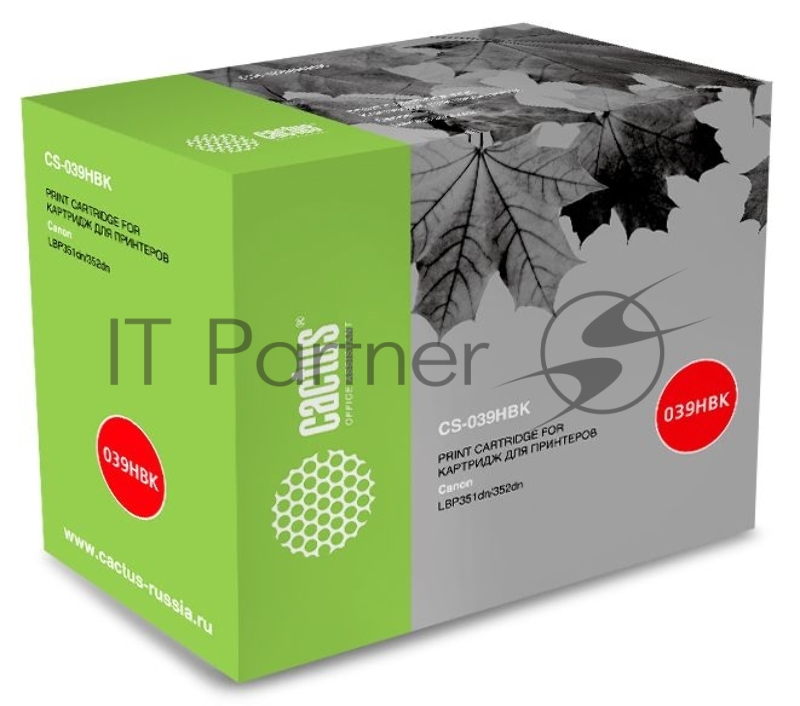 Картридж лазерный Cactus CS-039HBK черный (25000 стр.) для Canon LBP 351x i-Sensys/352x i-Sensys