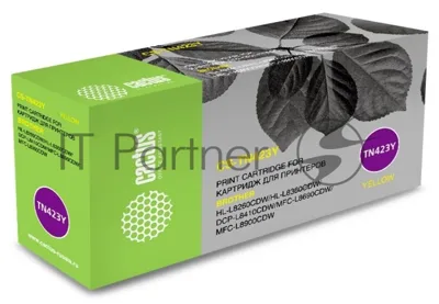 Картридж лазерный Cactus CS-TN423Y желтый (4000 стр.) для Brother DCP L8410CDW/HL L8260CDW/MFC L8690CDW