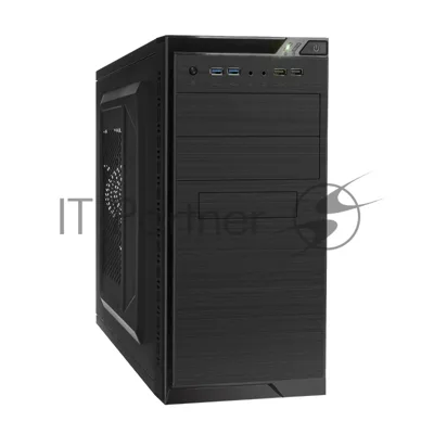 Компьютерный корпус Minitower ExeGate QA-412U Black, mATX, (XP350, Black, 120мм), 2хUSB+2хUSB 3.0, Audio