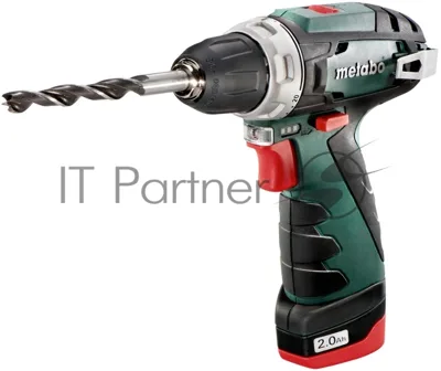 Аккум.дрель METABO PowerMaxx BS (600079550)2х2А·ч в сумке