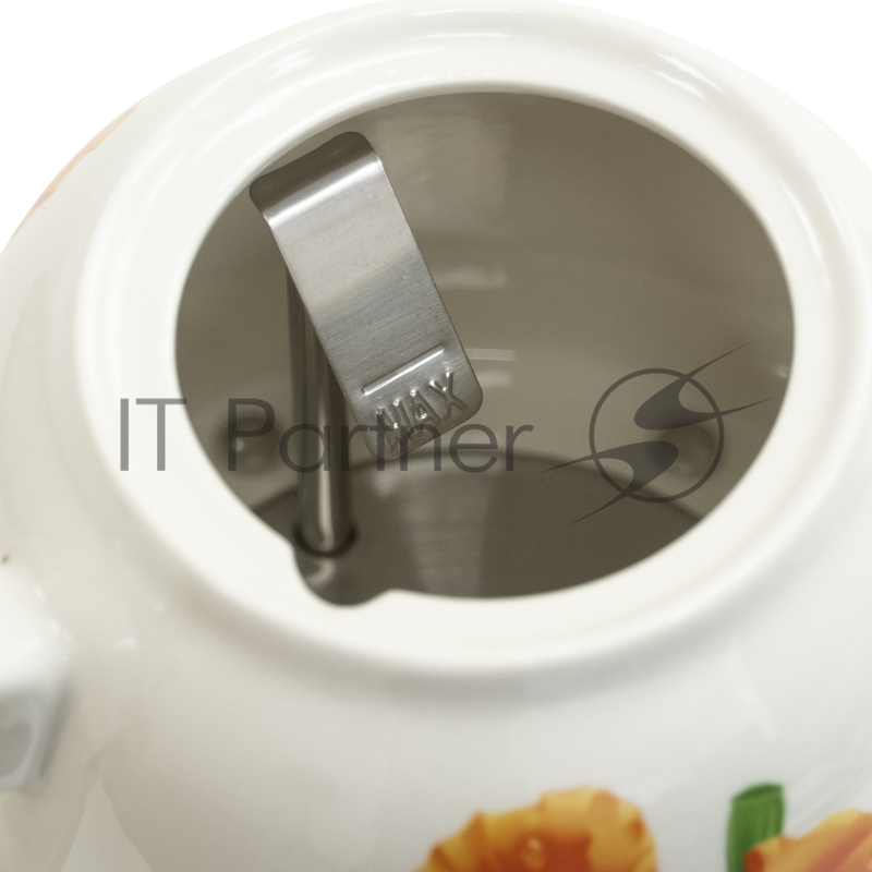 Чайник электрический Galaxy Line GL 0506, белый, керамика