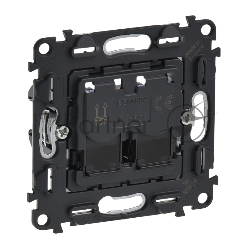Информационная розетка двойная RJ45 Кат. 5е UTP