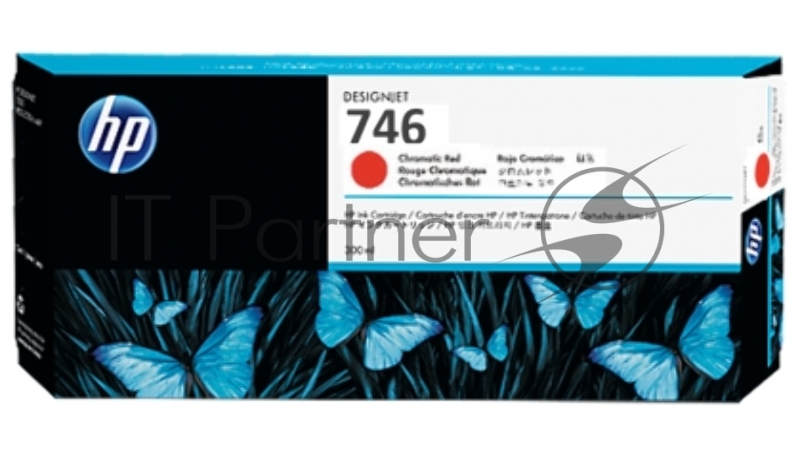 Картридж струйный HP 746 300-ml хроматический красный Ink Cartridge