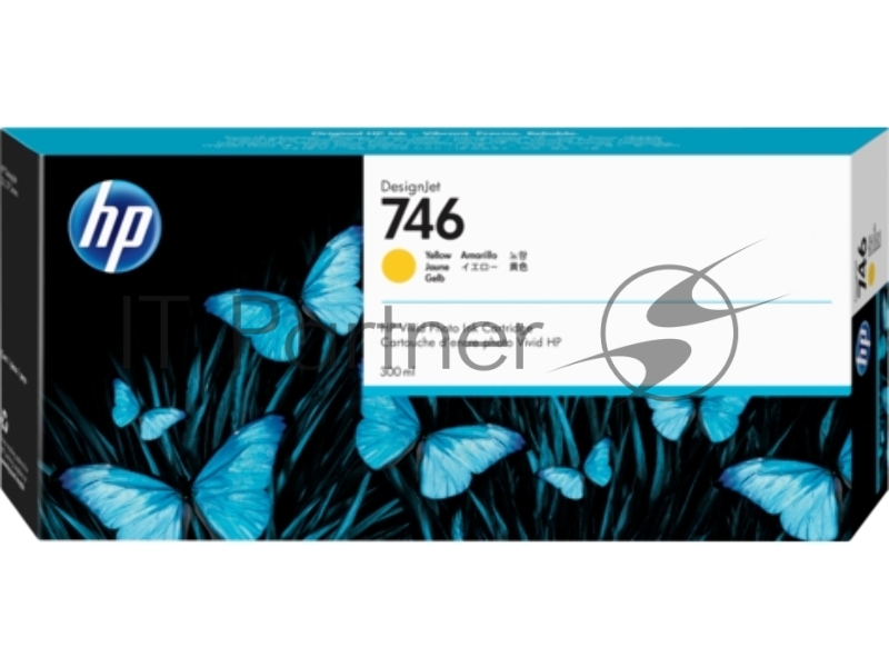 Картридж струйный HP 746 300-ml желтый Ink Cartridge