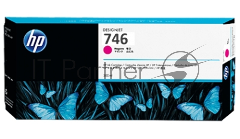 Картридж струйный HP 746 300-ml пурпурный Ink Cartridge