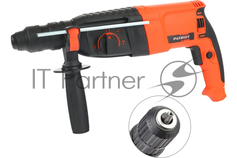 Перфоратор Patriot RH 262Q The One, SDS-plus, 800 Вт, 2,9 Дж, от сети
