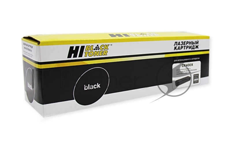 Картридж лазерный Hi-Black (HB-CF400X) для HP CLJ M252/252N/252DN/252DW/277n/277DW, №201X, Bk, 2,8K