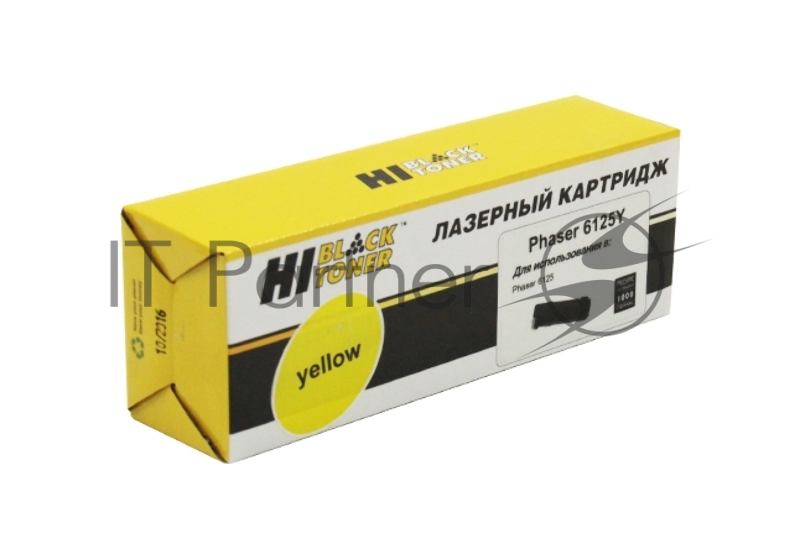 Картридж лазерный Xerox Phaser 6125 (Hi-Black) 106R01337/106R01333, Y, 1K