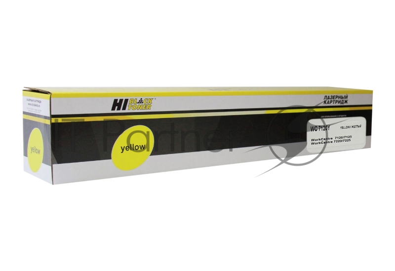 Картридж лазерный Hi-Black (HB-006R01462) для Xerox WC 7120/7220/7225, Y, 15K
