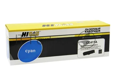 Картридж лазерный HP CLJ Pro 300 Color M351/M375/Pro400 Color/M451/M475 (Hi-Black) CE411A, C, 2,6K