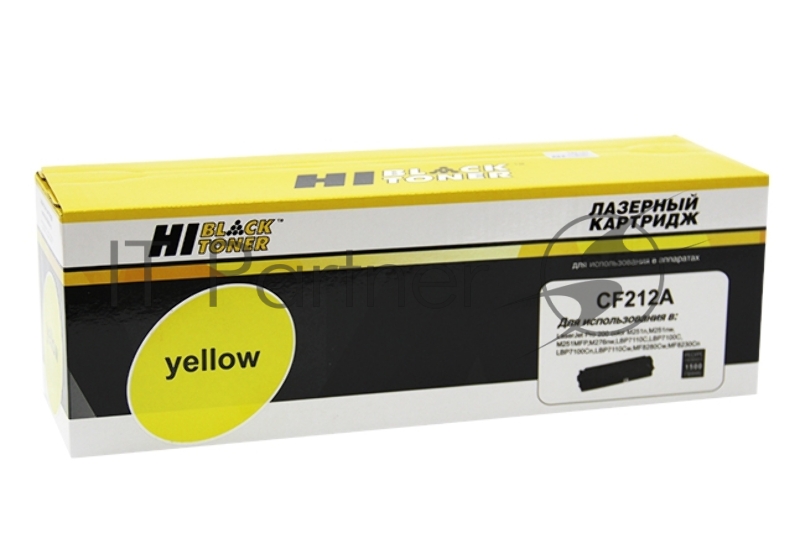 Картридж лазерный HP CLJ Pro 200 M251/MFPM276 (Hi-Black) №131A, CF212A, Y, 1,8К