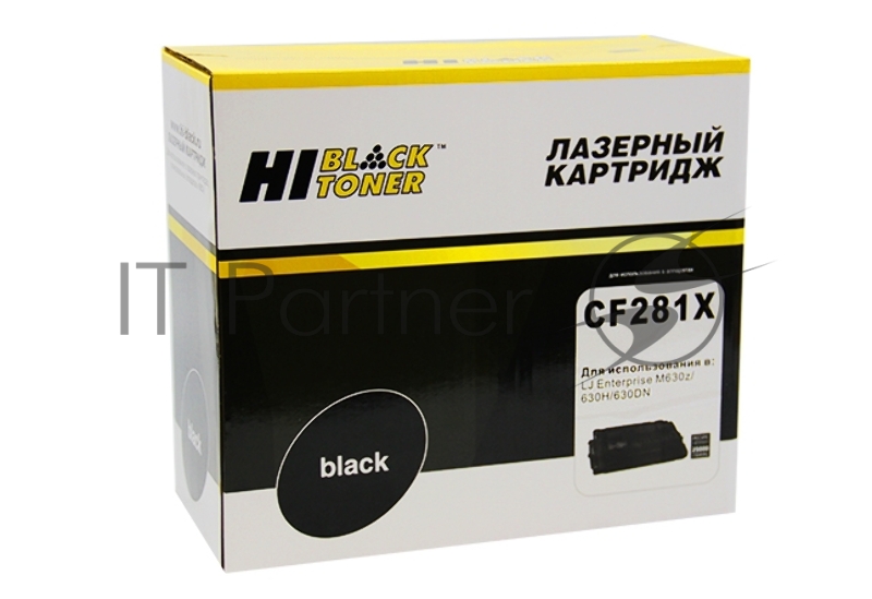 Картридж лазерный HP LJ Enterprise M630z/630H/630DN (Hi-Black) CF281X, 25К