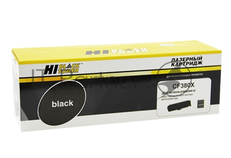 Картридж лазерный HP CLJ Pro MFP M476dn/dw/nw (Hi-Black) №312X, CF380X, BK, 4,4К