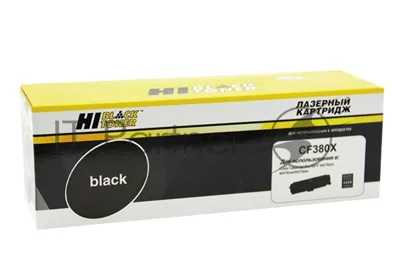 Картридж лазерный HP CLJ Pro MFP M476dn/dw/nw (Hi-Black) №312X, CF380X, BK, 4,4К