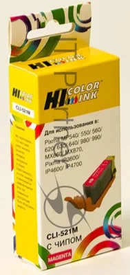 Картридж Canon PIXMA iP3600/iP4600/MP540 (Hi-black) new, CLI-521, M